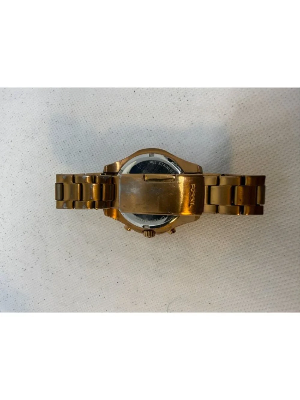 Fossil Dylan CH2826 Womens Rose Gold Chronograph Stainless Steel Watch 38mm